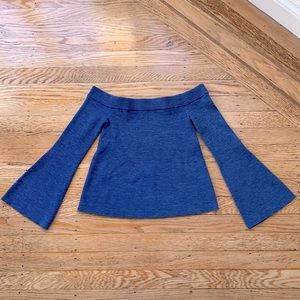 Wilfred knit off shoulder top